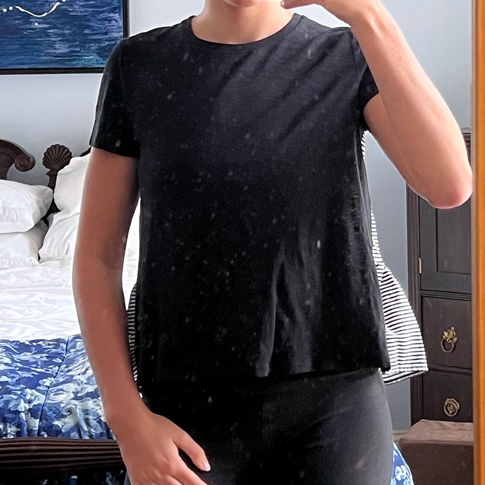 Kate Spade black and white shirt, 100% cotton
